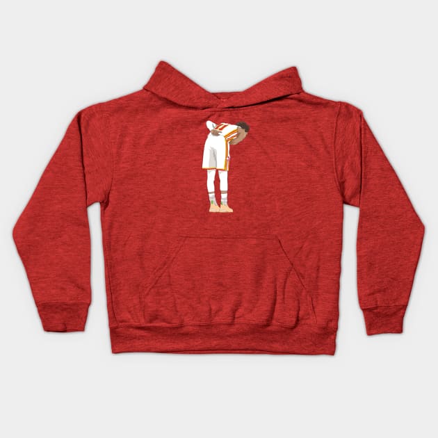 Trae Young Bow Kids Hoodie by xavierjfong